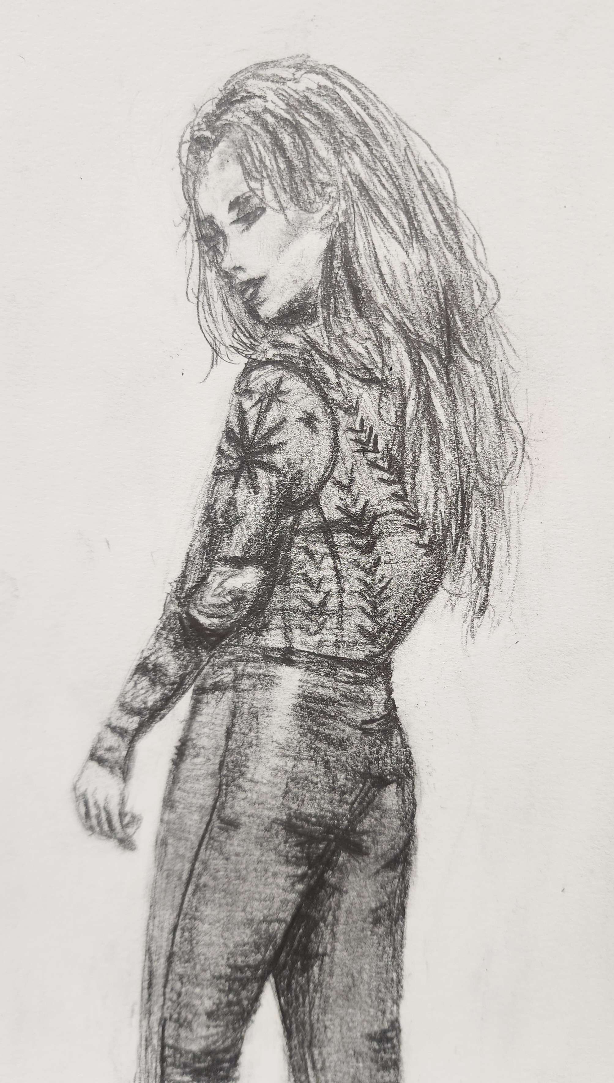 drawing of girl